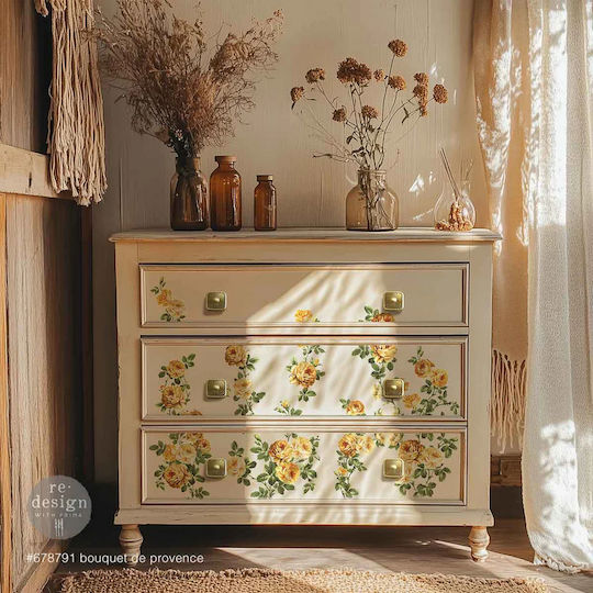 Хартия Decor Transfer Prima Re-design Bouquet De Provence 28x21.5см 3 Бройки
