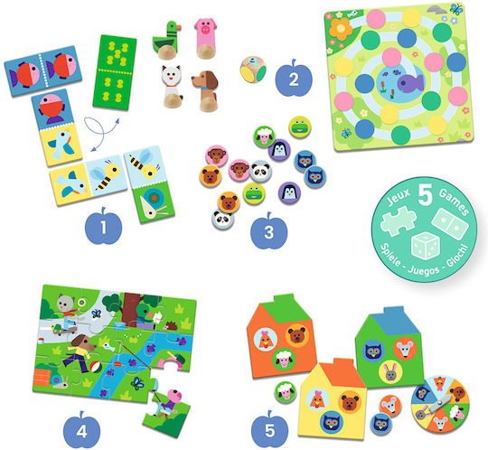 Brettspiel Φάρμα für 1-4 Spieler 3+ Jahre Djeco