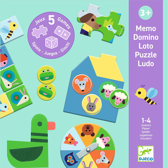 Brettspiel Φάρμα für 1-4 Spieler 3+ Jahre Djeco