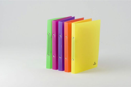 Fluo Κλασέρ Pp 2 Κρίκους 17x25 2εκ Φουξ