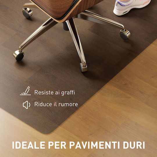 HomCom Προστατευτικό Δαπέδου Γραφείου 120x90cm 922-012V03BK
