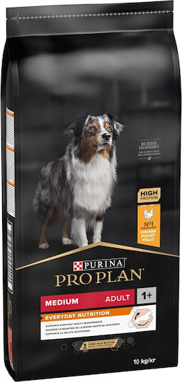 Pro Plan Optibalance 10kg Dry Food for Adult Small & Medium Breed Dogs with Chicken, Meat, Fish, Poultry and Rice