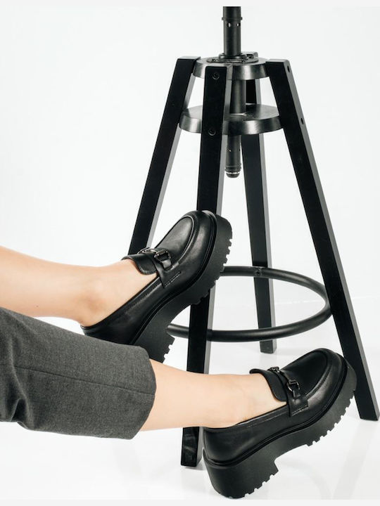 Γυναικεία Loafers σε Μαύρο Χρώμα