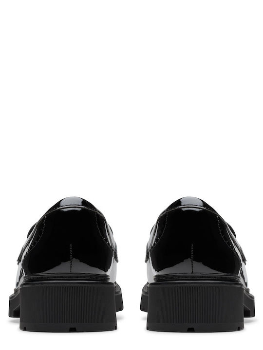 Tassel Patent Leather Women's Loafers in Black Color