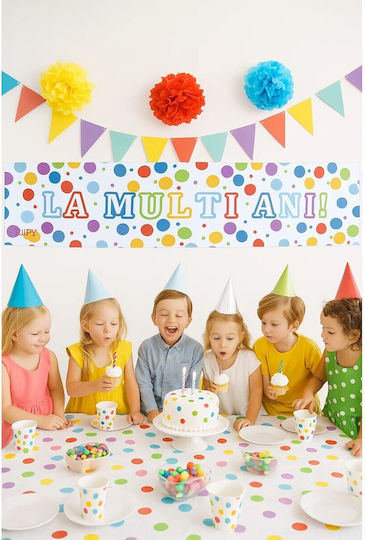 Парти Декорации Банер Flippy Happy Birthday Колекция 98 X 24 См Многоцветен