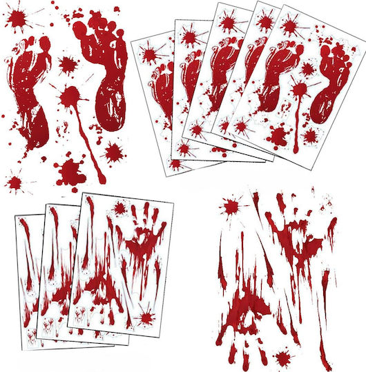 Decorațiuni Halloween Ornamente Autocolante Tatuaje Temporare 126 Bucăți