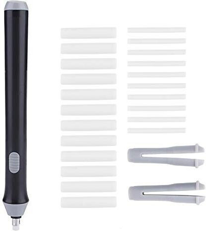 Radiere Electrice Flippy Sketches Art Vârf Grosime 3 Mm/5 Mm 2 X Baterii Aa Nu Sunt Incluse Abs Negru