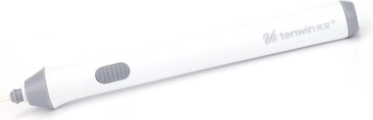 Radiere Electrice Flippy Sketches Art Vârf Grosime 3 Mm/5 Mm Baterii 2 X Aa Nu Sunt Incluse Abs Alb