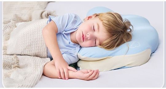 Παιδικό Μαξιλάρι Ύπνου Memory Foam Blue 38x67εκ.