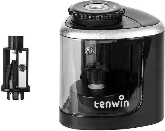 Ascuțitor Electric Semi-Automat Flippy Din Plastic 2 Baterii Aa Nu Sunt Incluse 6,5 X 6,5 X 7,5 Cm Negru