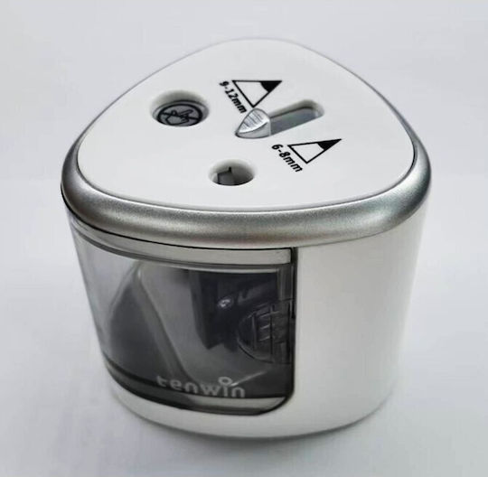 Ascuțitor Electric 2 Găuri Flippy Gri 4 X Baterii Aa Nu Sunt Incluse 7.5 X 7.5 X 7.5 Cm Gri