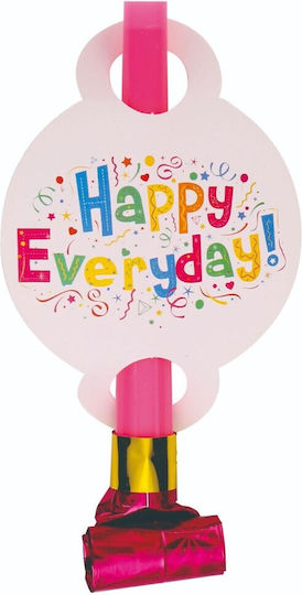 Set 6 Happy Everyday Blowouts Flippy Party 20 x 17 cm Mehrfarbig