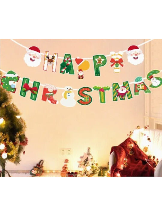 Decorațiune De Crăciun Flippy Banner Tip 16 Bucăți Ușă Perete Multicolor Șnur Inclus Model C