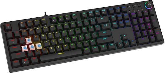Savio Gaming Tastatur mit Outemu Pfirsich Stumm Schaltern und RGB-Beleuchtung (Englisch US)
