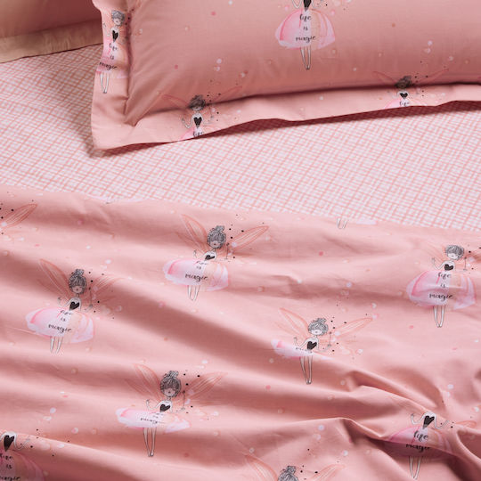 Das Home Σετ Μονά Pink 170x260cm