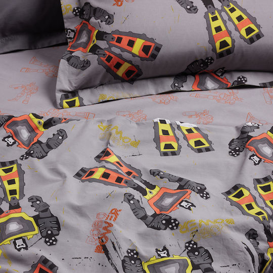 Das Home Σετ Μονά 4974 Grey 170x260cm