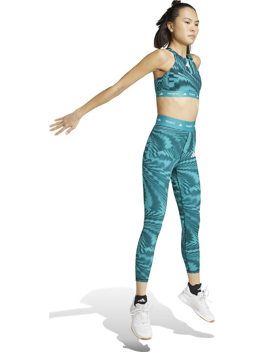 Performance Training Colanți Cropped Push Up Verde