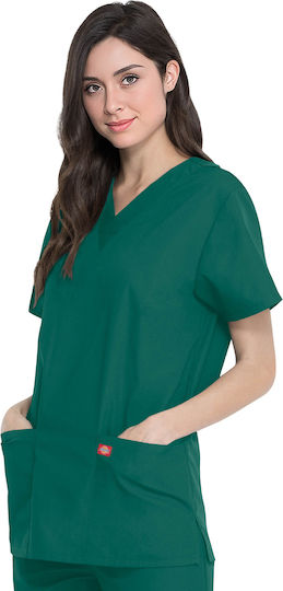 Dickies Unisex Green Pants & Blouse Set Cotton and Polyester