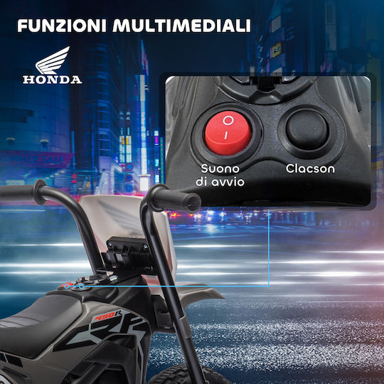 Inspired Honda CRF450 Electric 6 Volt Gray