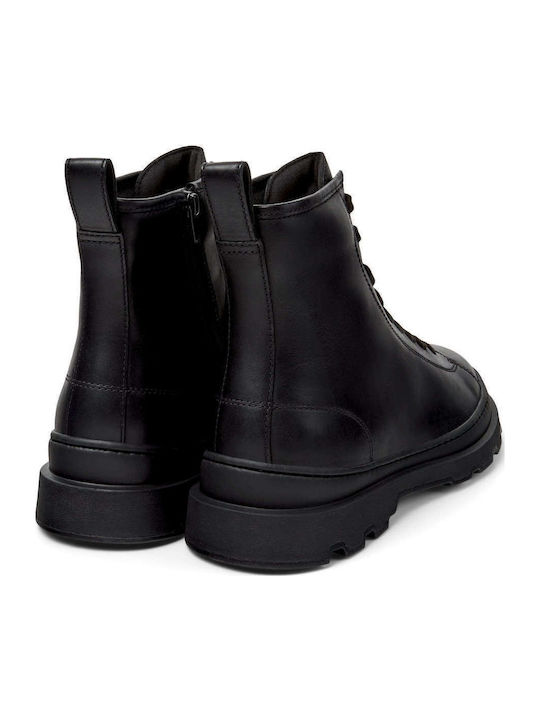Brutus Leather Black Men's Boots