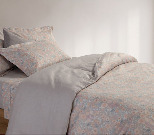 Nef-Nef Homeware Bettdecke Großes Doppelbett 240x230cm Alystran Grey Grey 300 GSMGsm