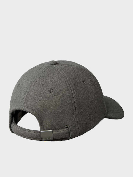 Calvin Klein Felt Signature Logo Hardware Cap Dark Gray Jockey Men's Dark Gray Lv04d5054g-n3z