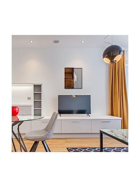 Homemarkt Διακοσμητικο Τοιχου Προφιλ Γυναικας Hm4801-φυλλα Μεταλλου-ξυλο 48x3 Βάθος X58υεκ