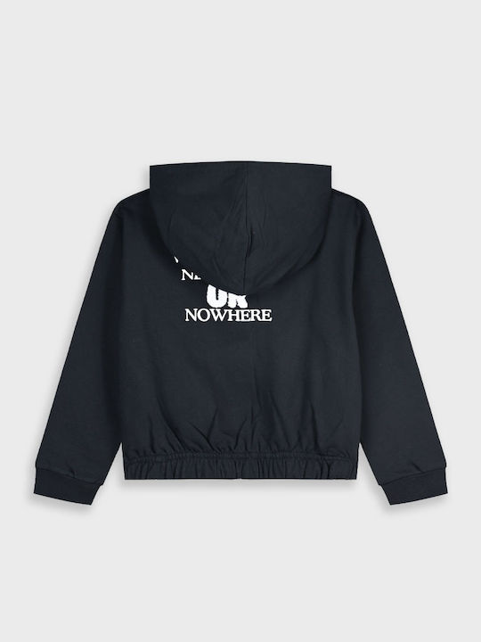 Kids Sweatshirt Cardigan with Hood Vanilla