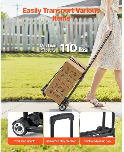 Vevor Lifting & Pulling Equipment Cart Black