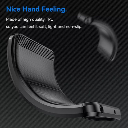 Back Cover Silicon Negru (Nothing Phone 1)