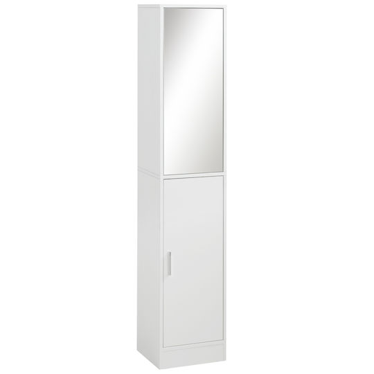 Kleankin Στήλη Μπάνιου Δαπέδου Μ32xΒ28xΥ162cm Λευκή