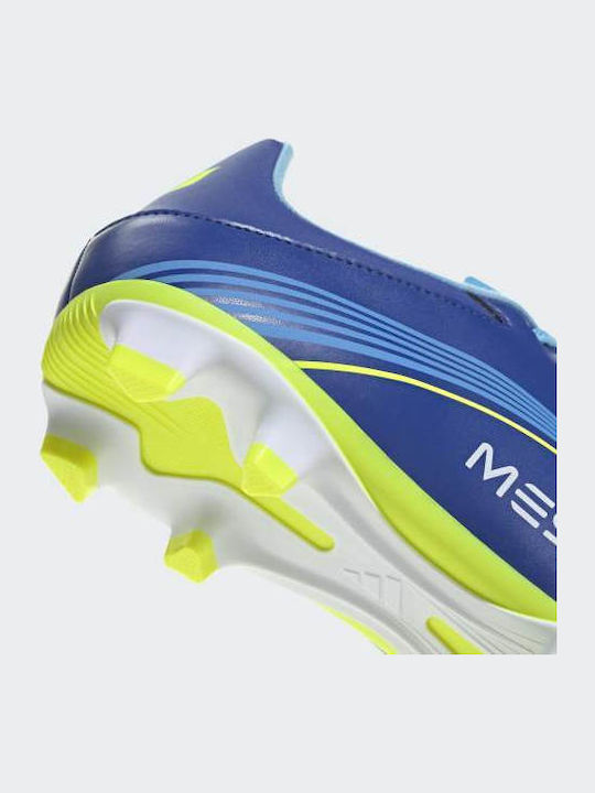 adidas F50 Messi Club Football Shoes with Cleats Blue