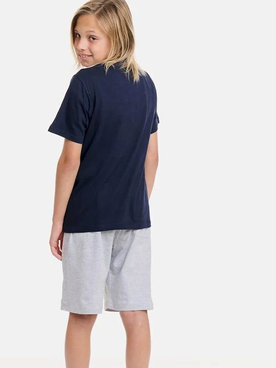 Παιδικό T-shirt Μπλε Navy