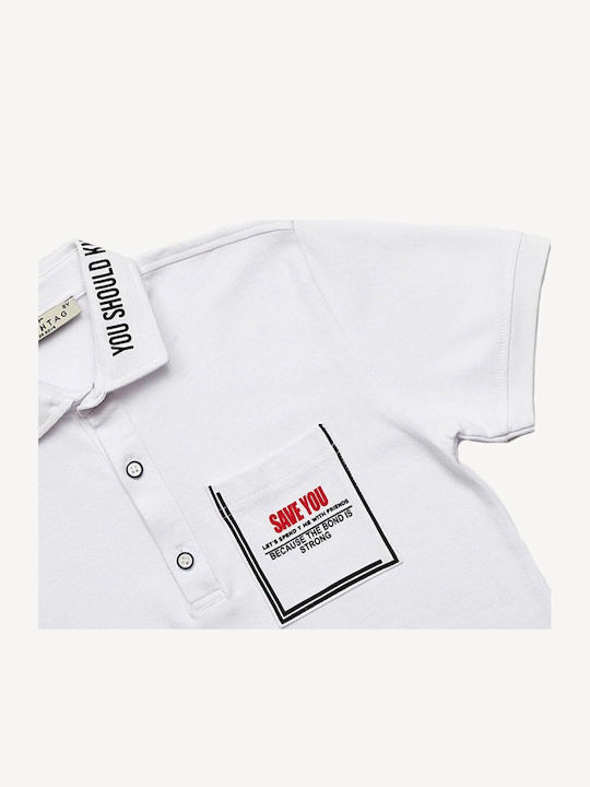 Hashtag Polo Λευκό