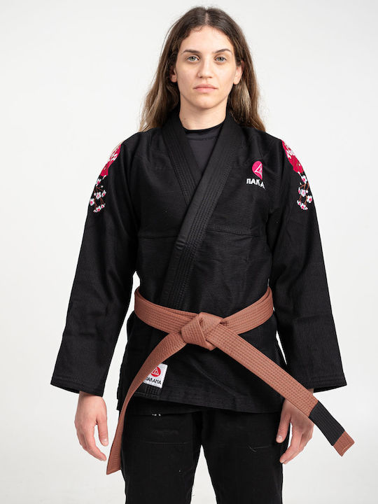 Nakama Uniform Brasilianisches Jiu Jitsu Schwarz