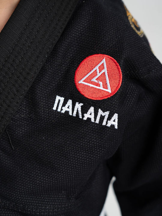 Nakama Παιδική Στολή Brazilian Jiu Jitsu Μαύρη