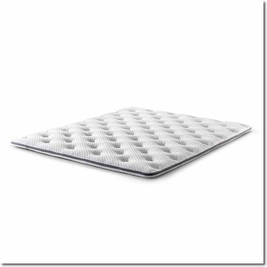 Mattress Topper Aloe Vera Hard 7 cm Quilted Cover 90x190 2etopaloeh7-90190