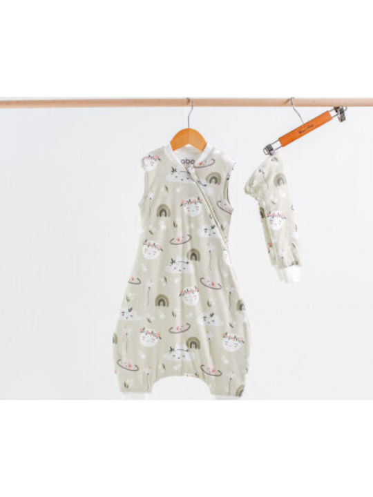 abo Winter Sleeping Bag with Feet Moon & Cloud