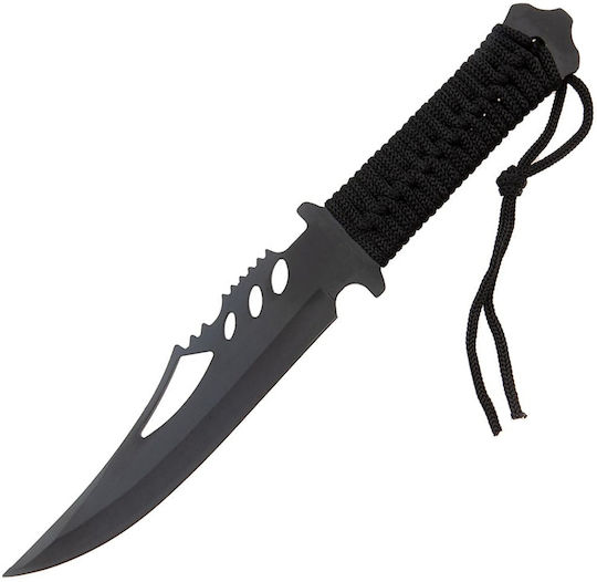 Set Cuțite Extreme Battle De Vânătoare Șase Cuțite De Aruncat Black Fury Oțel Inoxidabil Toc Inclus