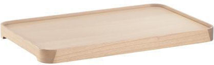 Zone Denmark Wooden Rectangular Serving Tray in Gray Color 49.5x32x22.2cm 35392 1pcs