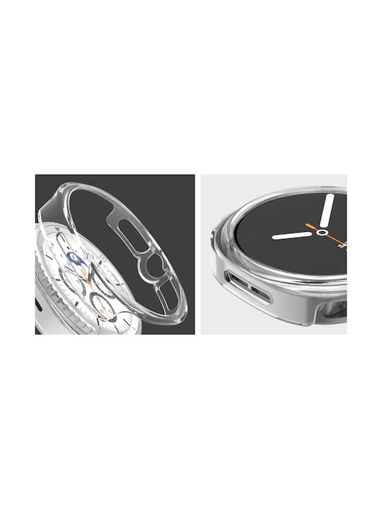 Araree Nukin Пластмасов Калъф със Стъкло в Прозрачен цвят за Samsung Galaxy Watch8 44мм Araree Nukin Пластмасов Калъф със Стъкло в Прозрачен цвят за Samsung Galaxy Watch8 44мм