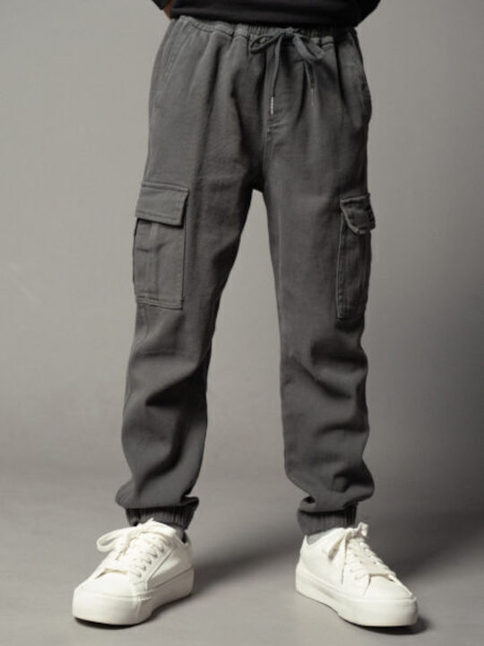 Kids' Cargo Pants Anthracite