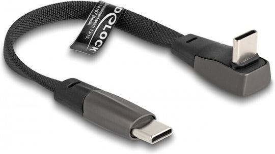 DeLock USB 2.0 Kabel USB-C Männlich - USB-C Power Delivery (PD) Schwarz 0,15m 85356