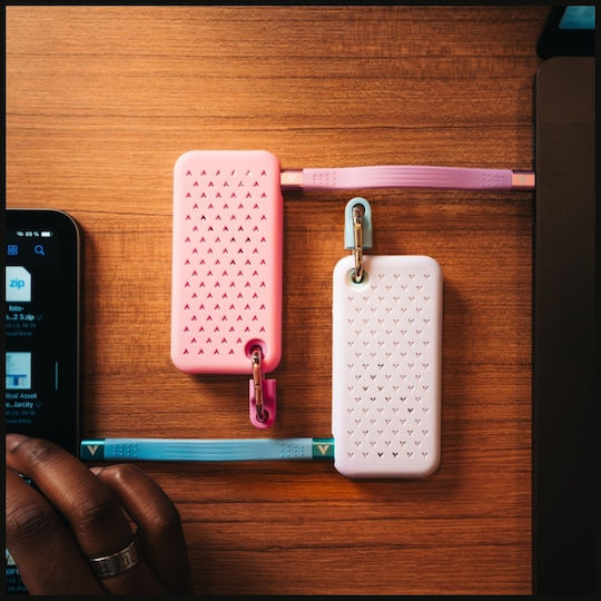 Verbatim Pocket USB 3.2 External SSD 2TB M.2 Purple White