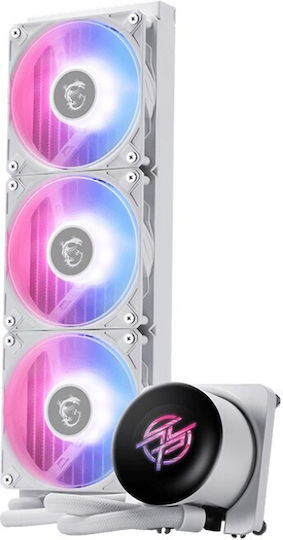 MSI MPG CoreLiquid Υδρόψυξη AIO CPU με 3 Ανεμιστήρες 120mm και ARGB Φωτισμό Λευκή