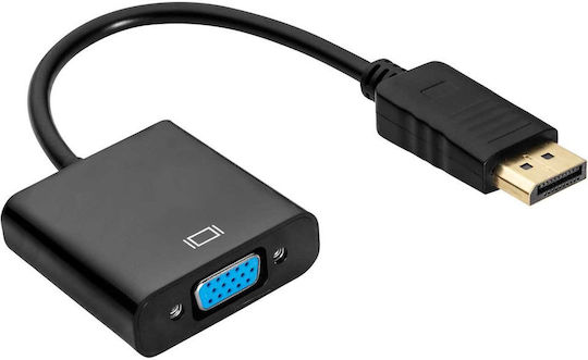Akyga Converter VGA female to DisplayPort male 1pcs AK-AD-36