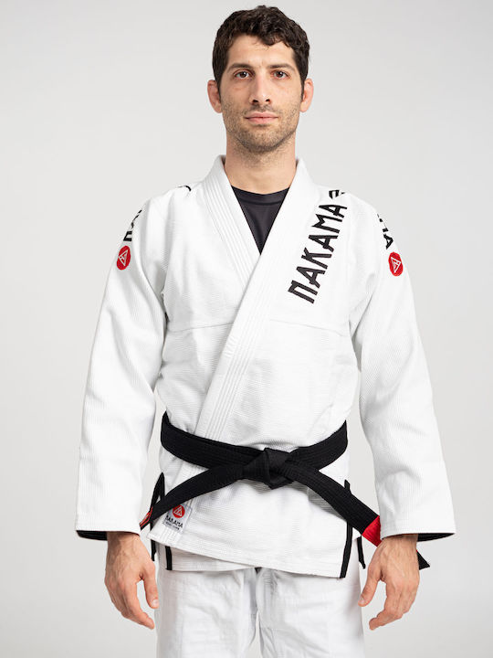 Nakama Uniform Brasilianisches Jiu Jitsu Weiß