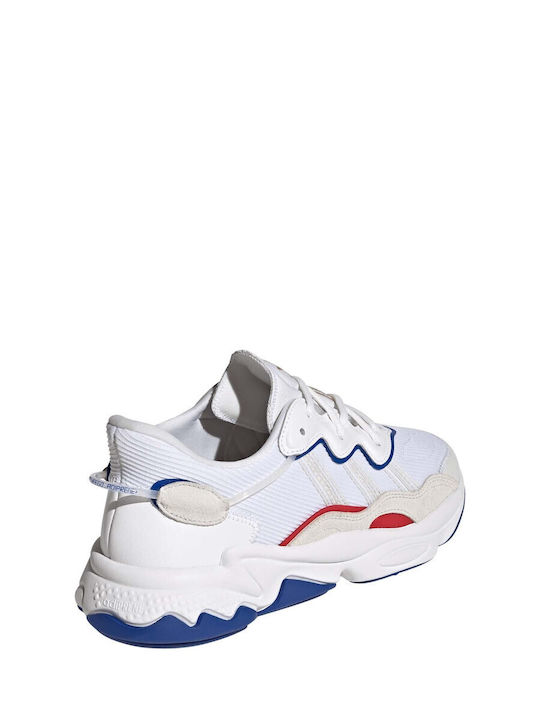 Ozweego Мъжки Чънки Маратонки White / Crystal White / Royal Blue