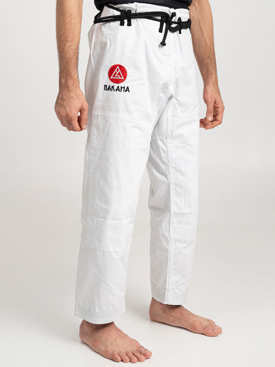 Nakama Uniform Brasilianisches Jiu Jitsu Weiß