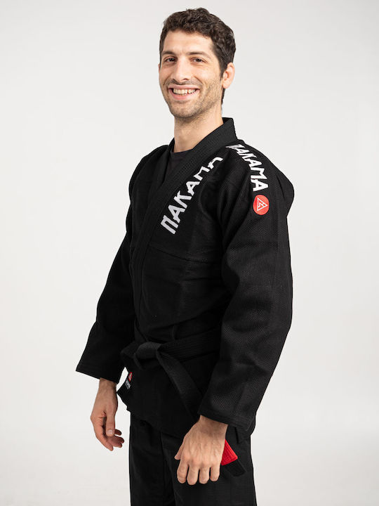 Nakama Uniform Brasilianisches Jiu Jitsu Schwarz